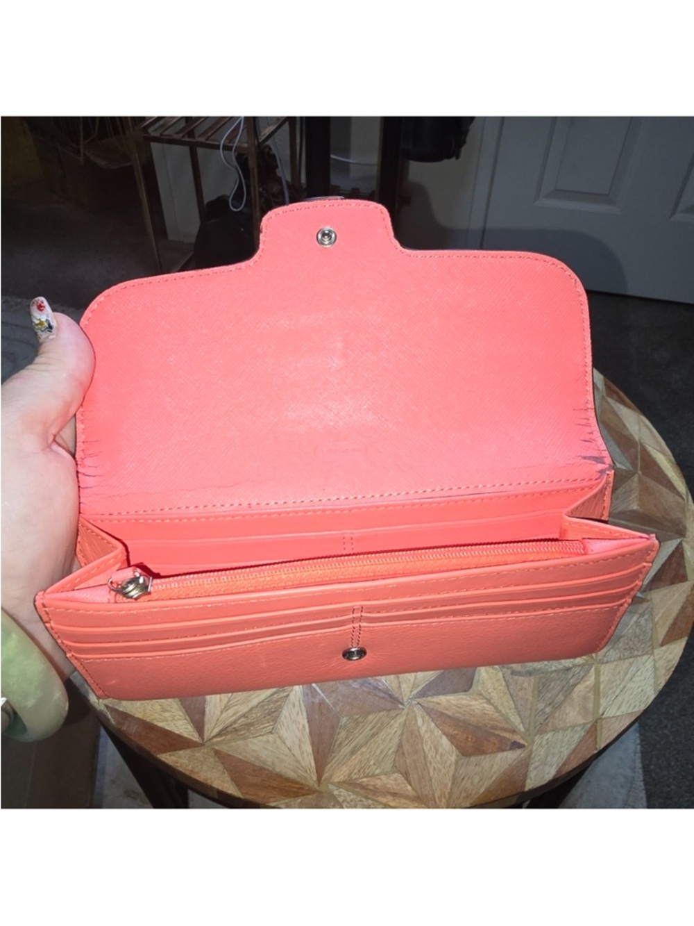 Coach Coral Taylor Slim Envelope Wallet - Picture 7 of 12